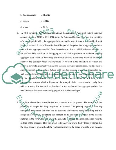 Engineering and Construction Assignment