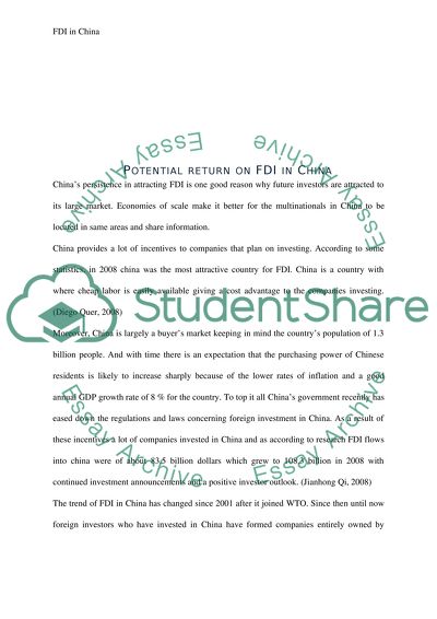 A report regarding the attractiveness of alternative countries