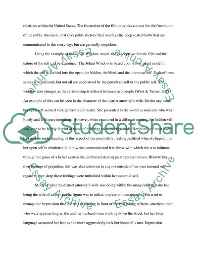 Communication and stereotypes in the film Crash