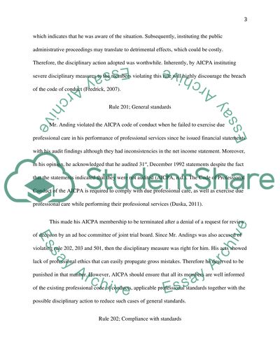 Code of Professional Ethics and Conduct