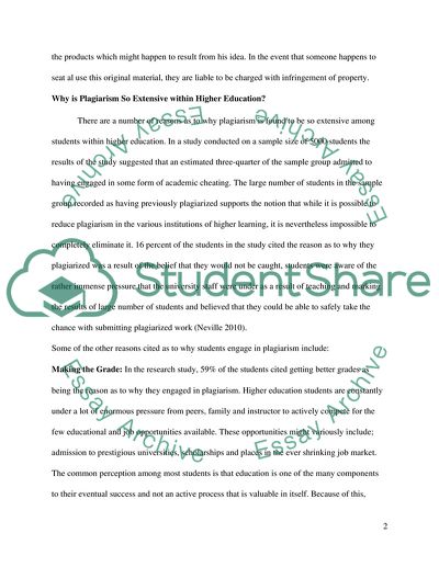 Why Students Plagiarize and Consequences of Plagiarism