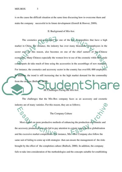 Mix-Box: Want to Be More Successful - Need to Change