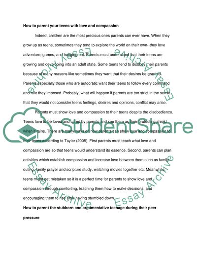 How to Parent Teens with Love and Compassion