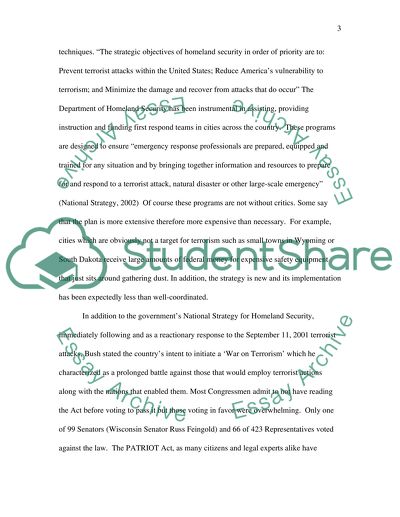 Terrorism and Policy