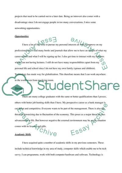 Reflection on the Skills