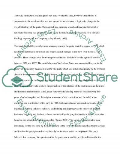 Ideological essay