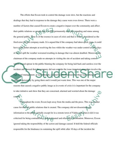 Environmental Disaster in Exxon