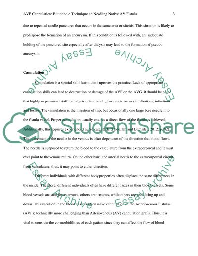 AVF CANNULATION: BUTTONHOLE TECHNIQUE SHOULD BE THE FIRST CHOICE IN NEEDLING NATIVE AV FISTULA
