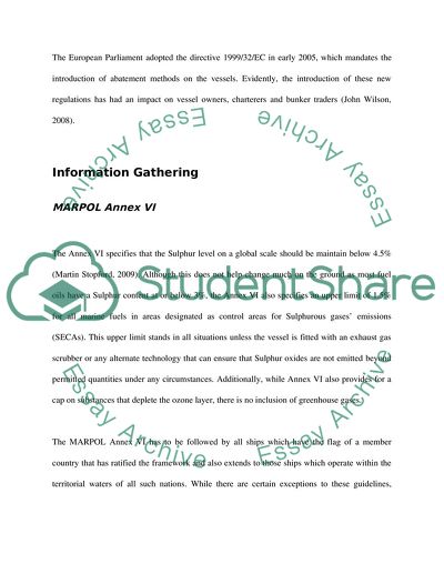 Installation of an Exhaust Gas Scrubber