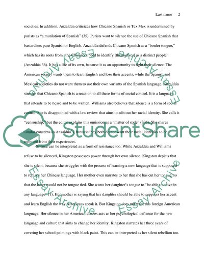 The Rebellious Tongues: Silence as Social Control and Resistance