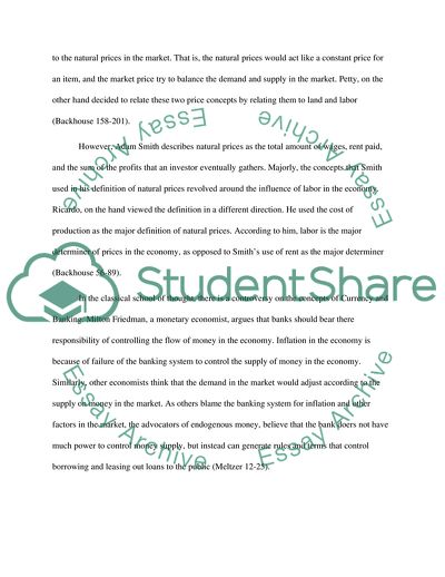 Classical Economics in the World Today