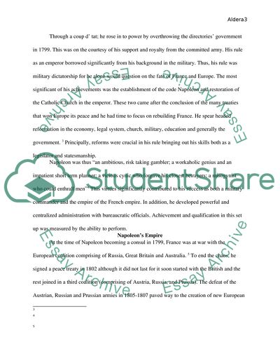 Contribution of Napoleon to European History