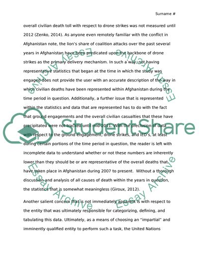 Tracking Civilian Deaths in Afghanistan