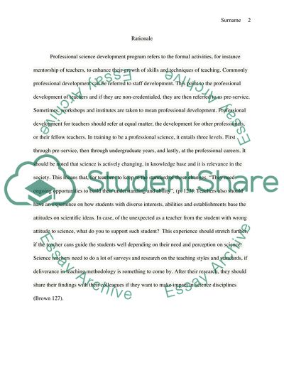 The Level of Effective Teaching Standard and the Global Completion of Teaching