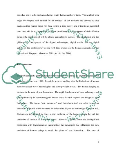 Digital Philosophy - What is Posthumanism