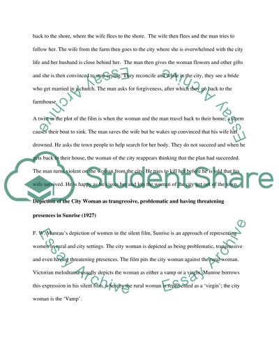 Analysis Of Film Sunrise