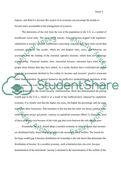 Free Market versus Socialist Market