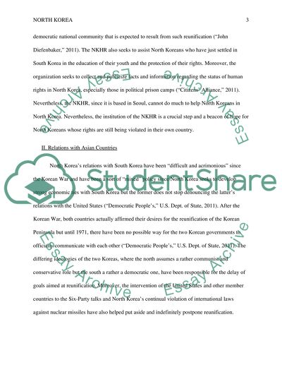 Foreign Policy of North Korea