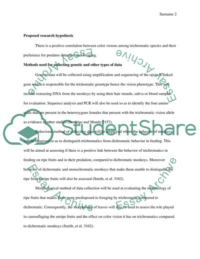 Effect of Color Vision on Foraging and predatoe detection skills in New World Monkey