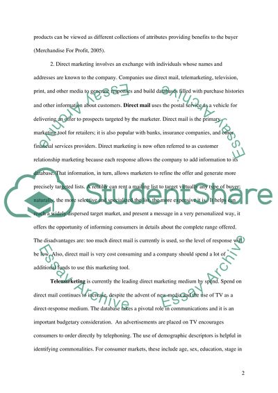 Direct Marketing, Telemarketing