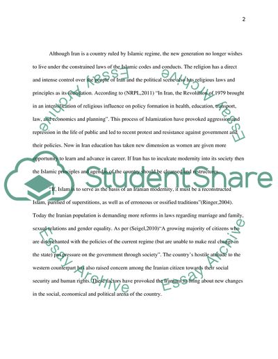 Modern Society in Iran