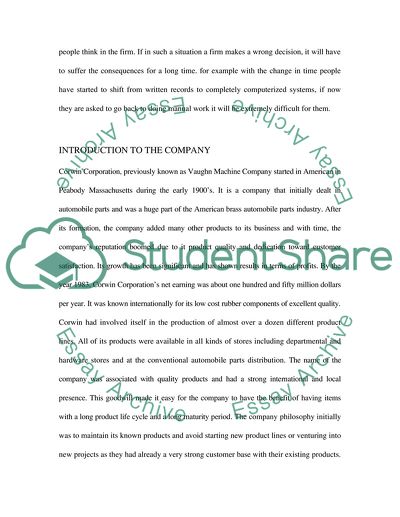 A Large-Scale Planned Organisational Change