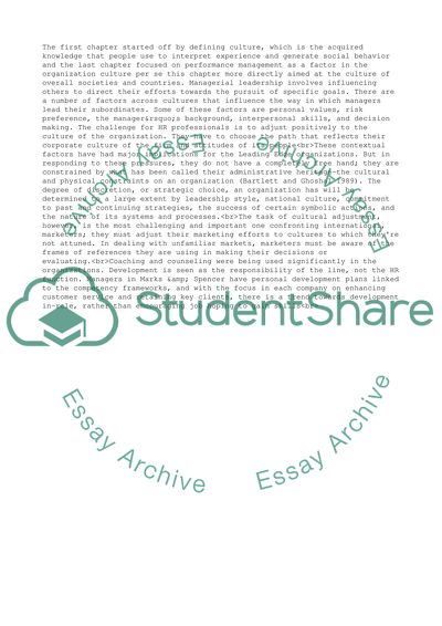 Managing Corporate Culture