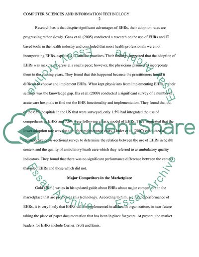 Computer Sciences and Information Technology
