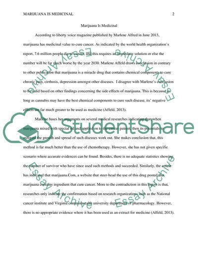 Marijuana Is medicinal