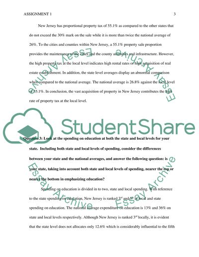General Sales Tax Proportion