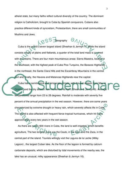 The National Territory of Cuba