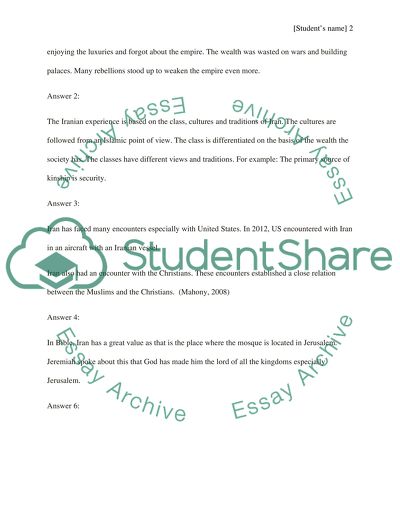 A Great Impact on the Muslim Empire