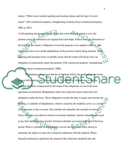 Full Repairing and Insuring Lease