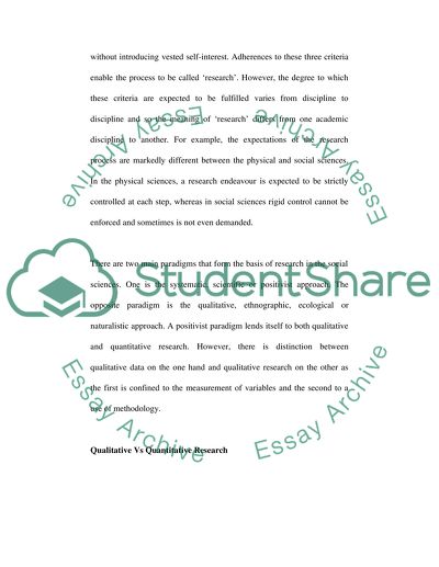 Research Method in Social Science