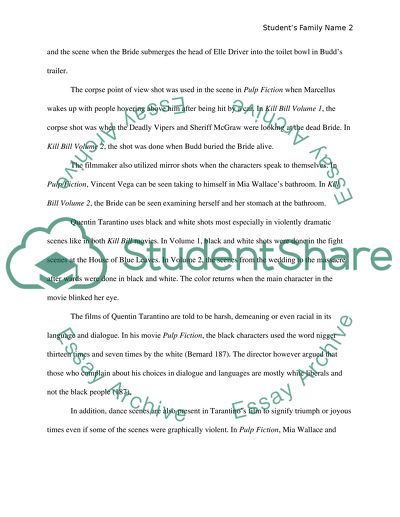 Quentin Tarantino and his Movies