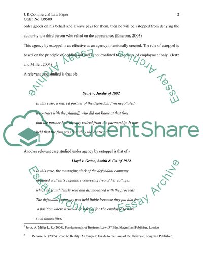The UK Commercial Law