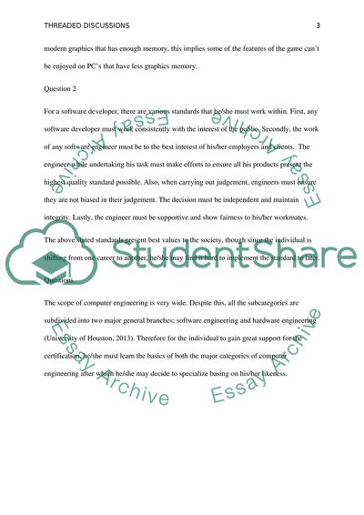 Standards for a Software Developer