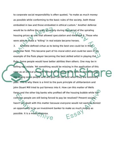 Wells Fargo and the Housing Mess