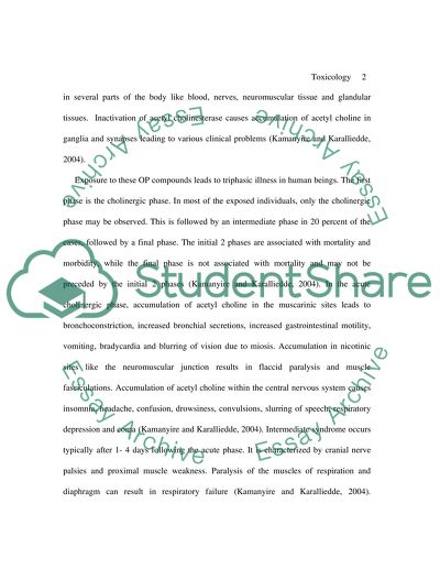 Toxicology and Endocrine Disruptors