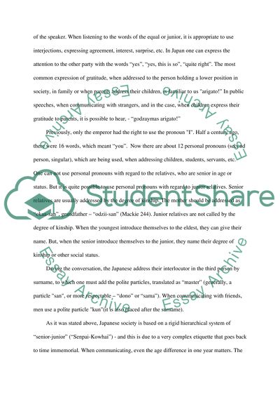 Key Determinants of Politeness Practices in Japanese