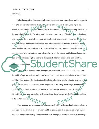 A Lifetime of Nourishment