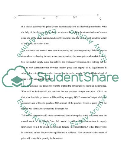 How Does Price Serve as a Rationing Mechanism in a Market Economy