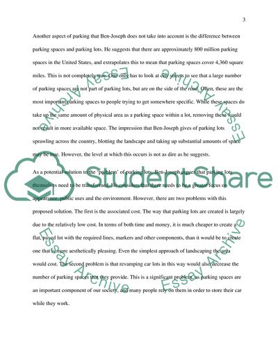 When a Parking Lot is So Much More by Ben-Joseph