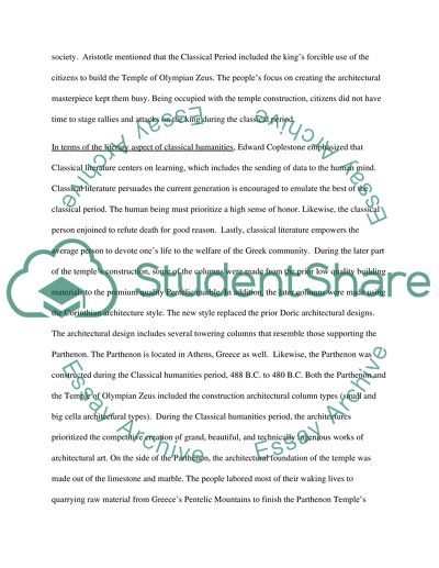 The Temple of Olympian Zeus