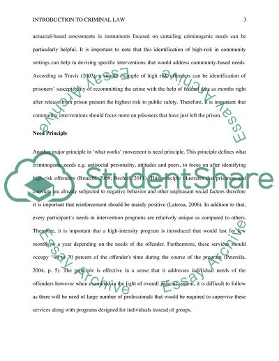 INTRO TO CRIMINAL JUSTICE