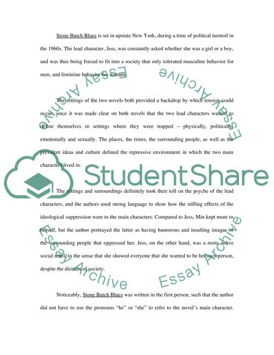 Red Azalea by Anchee Min and Stone Butch Blues by Leslie Fernberg