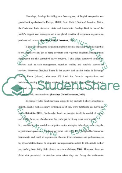 The External Environment of the UK Banking and Finance