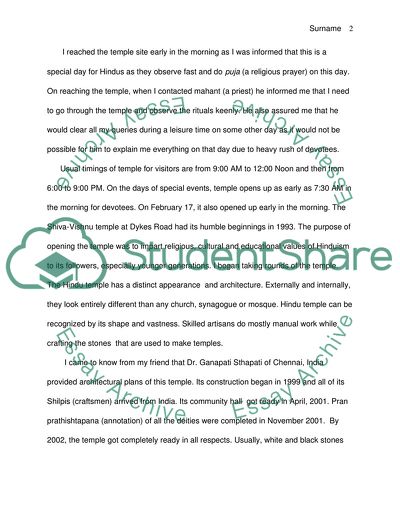 Shiva-Vishnu Temple, Dykes Road