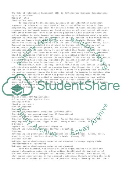 The Role of Information Management in Contemporary Business Organizations