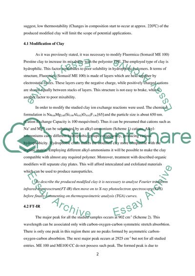 Processing Structure Property Relationships in (TPE-E) Nanocomposites